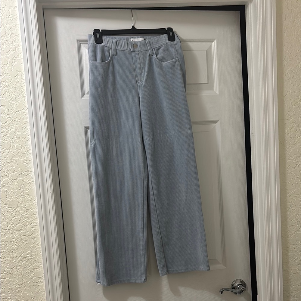 Light Blue Juniors/Girls Corduroy Pants